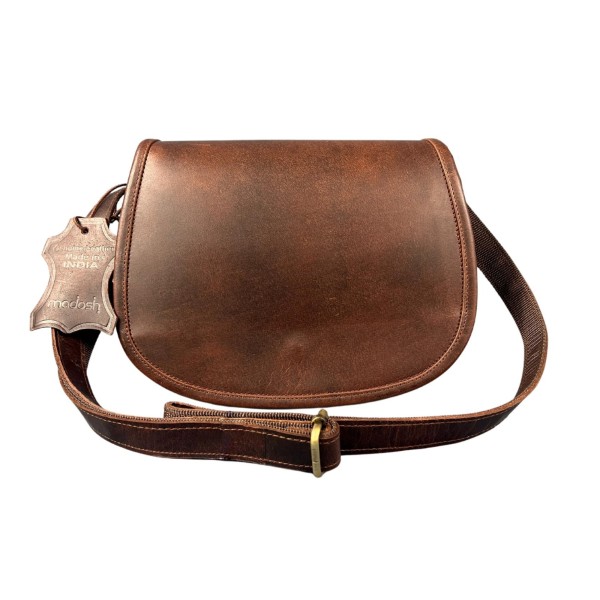  Women's Saddle Crossbody Handbag Genuine Leather Evening Shoulder Sling Bag